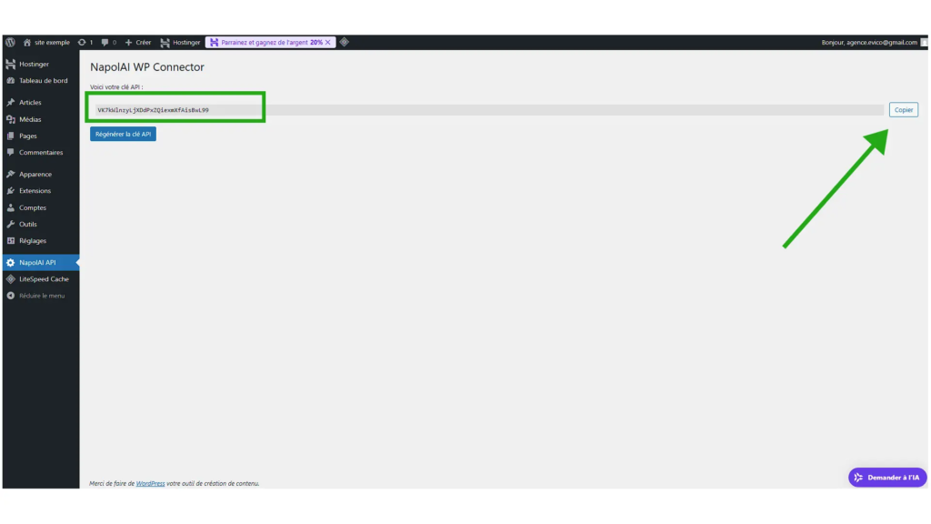 connexion site wordpress 8 site exemple
