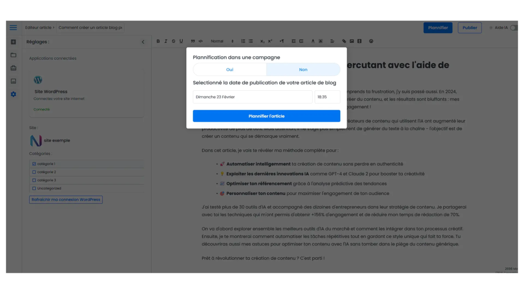 editeur article 14