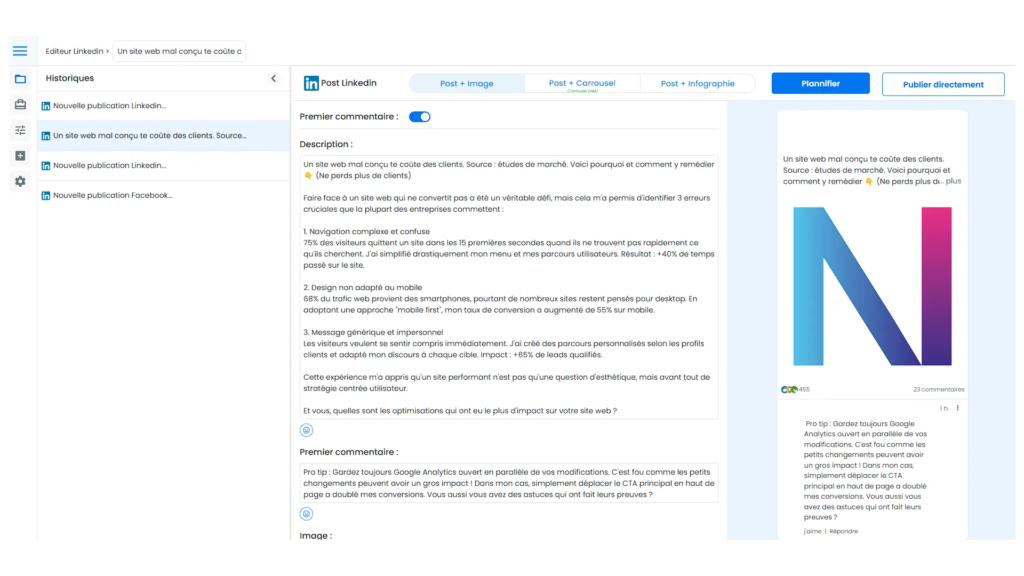editeur linkedin 10