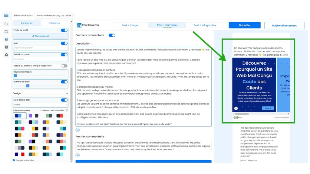 editeur linkedin 12