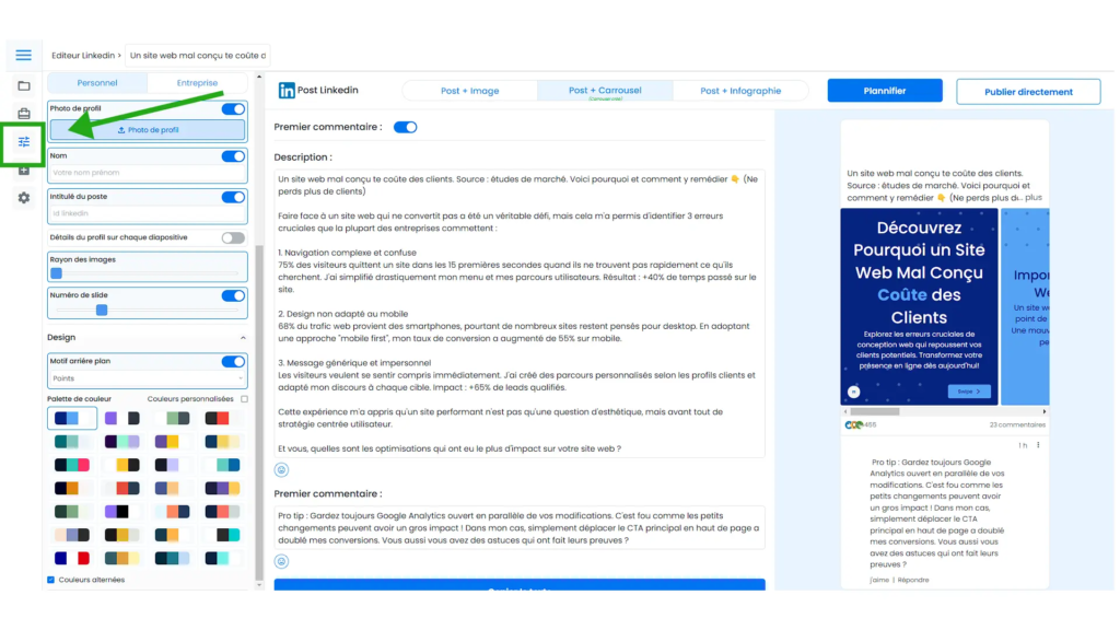 editeur linkedin 4