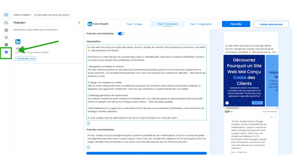 editeur linkedin 8