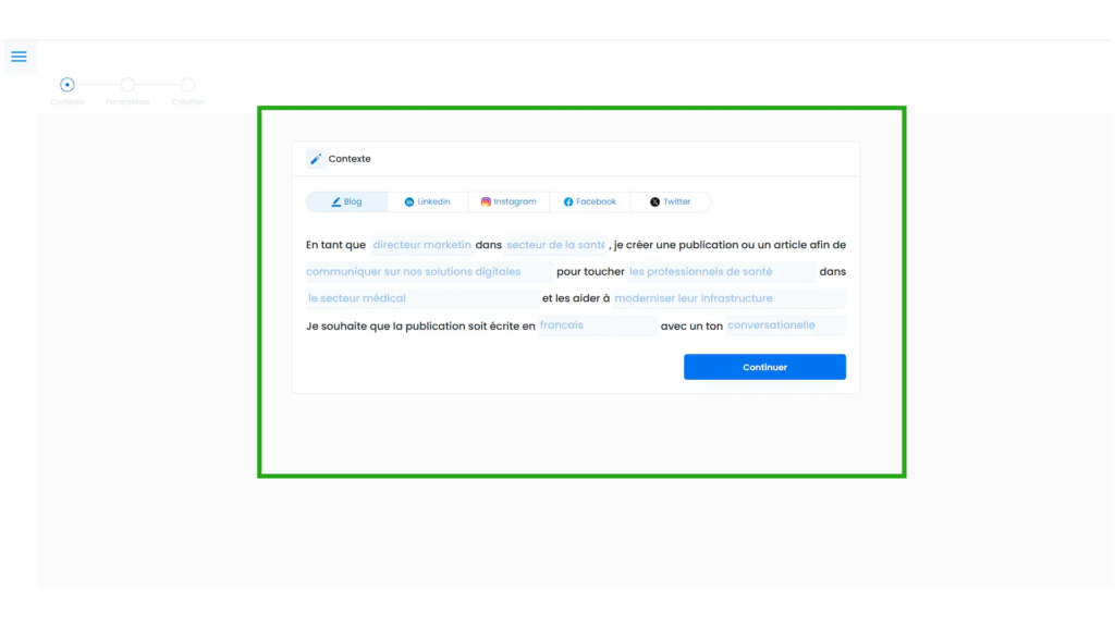 editeur + sujet 1